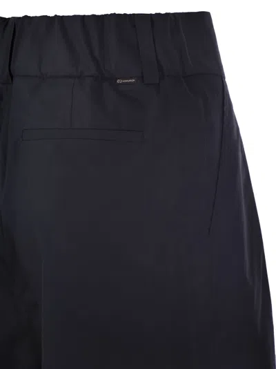 Shop Woolrich Cotton Pleated Trousers