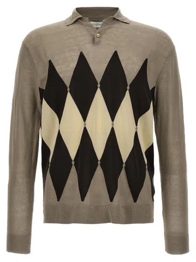 Shop Ballantyne Argyle Sweater, Cardigans Beige