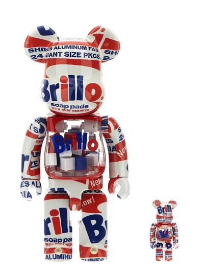 Shop Medicom Toy Be@rbrick 100% & 400% Brillo Andy Warhol Decorative Accessories Multicolor