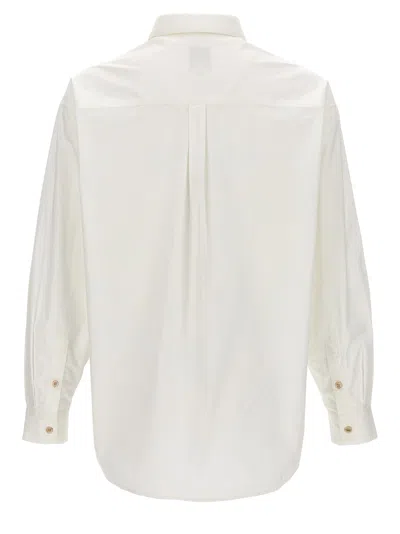 Shop Emporio Armani Poplin Shirt Shirt, Blouse White