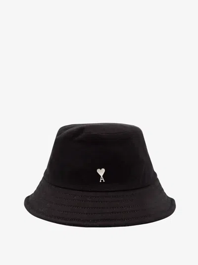 Shop Ami Alexandre Mattiussi Ami Paris Man Cloche Man Black Hats