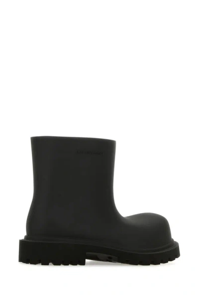 Shop Balenciaga Woman Black Eva Steroid Ankle Boots
