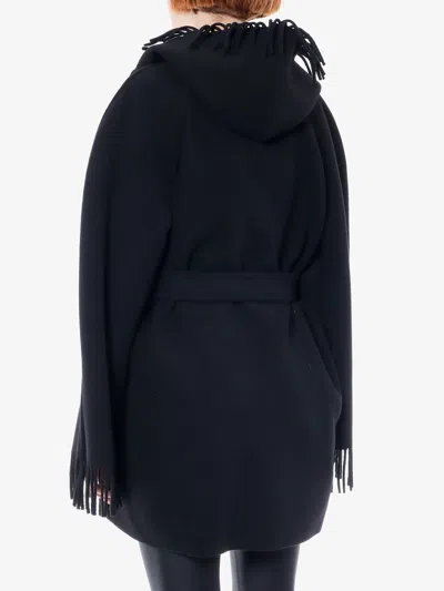 Shop Balenciaga Woman Coat Woman Black Coats