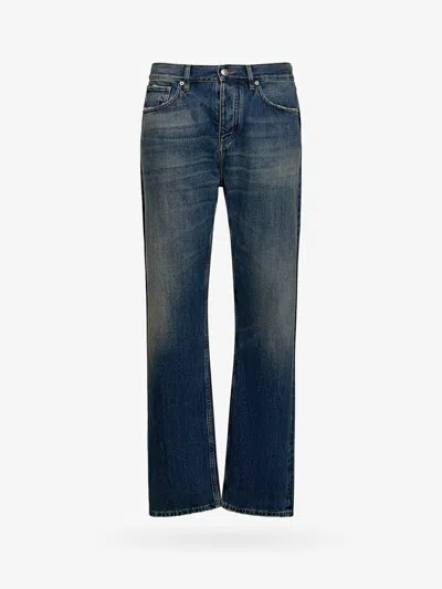 Shop Burberry Man Jeans Man Blue Jeans