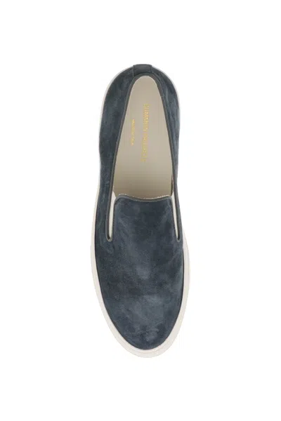 Shop Common Projects Slip-on Sneakers Men In Blue
