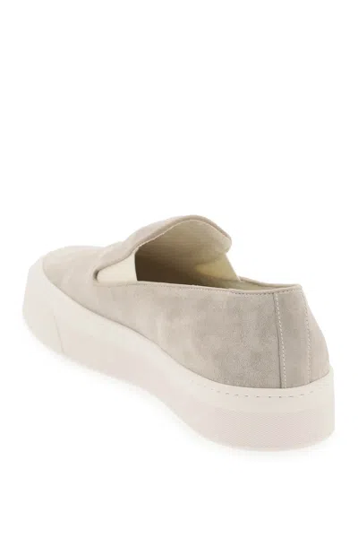 Shop Common Projects Slip-on Sneakers Men In Gray