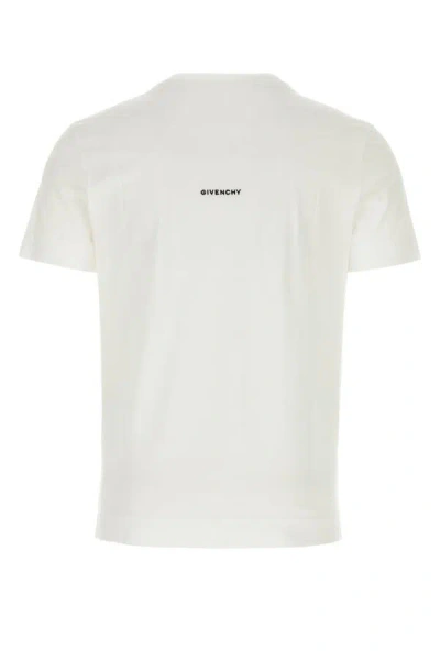Shop Givenchy Man White Cotton T-shirt