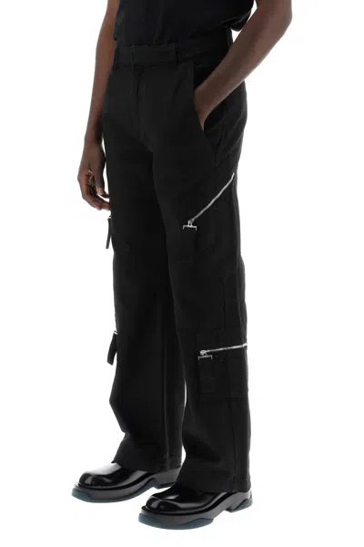 Shop Jacquemus Brown Cargo Pants For Men Men In Black