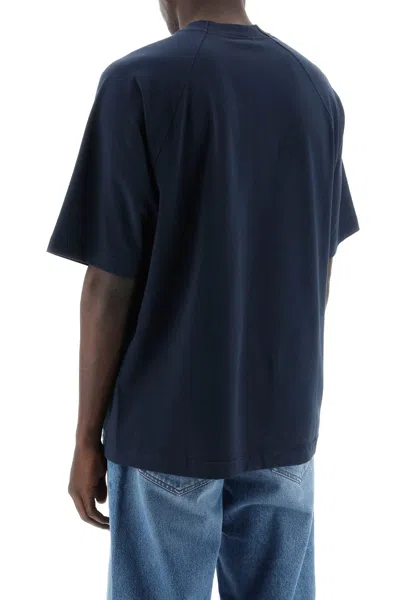 Shop Jacquemus The Typo T-shirt Men In Blue