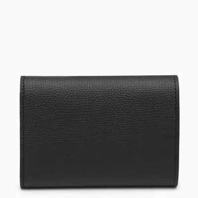 Shop Loewe Black Wallet In Grained Leather Women