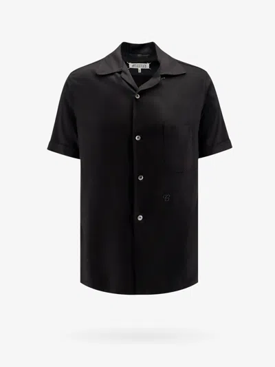 Shop Maison Margiela Man Shrit Man Black Shirts