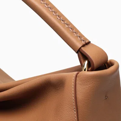 Shop Prada Large Caramel-coloured Leather Shoulder Bag Women In Orange