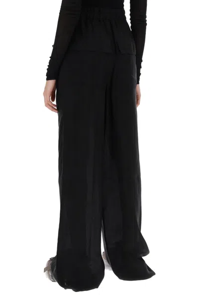 Shop Rick Owens Lido Japonette Pants Women In Black