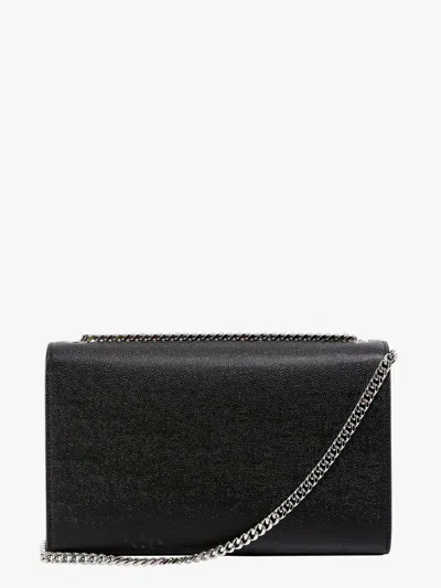 Shop Saint Laurent Woman Kate Woman Black Shoulder Bags
