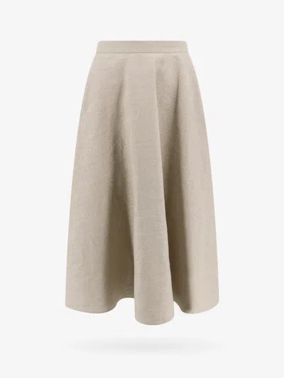 Shop Valentino Woman Skirt Woman Beige Skirts In Cream