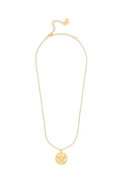 Shop Versace "medusa '95 Pendant Necklace Men In Gold