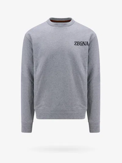 Shop Zegna Man #usetheexisting Man Grey Sweatshirts In Gray