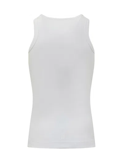 Shop Givenchy 4g Logo Tank Top In White