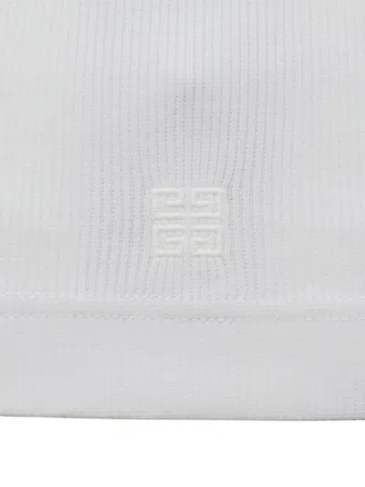Shop Givenchy 4g Logo Tank Top In White