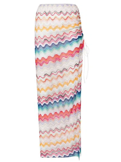 Shop Missoni Skirt In Smhmulticolor Wh
