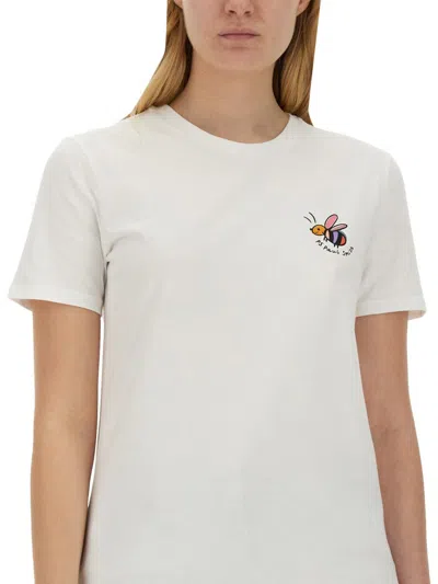 Shop Ps By Paul Smith Ps Paul Smith T-shirt With Logo In White