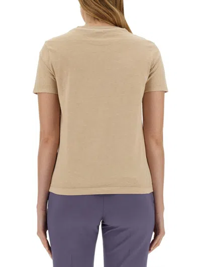 Shop Ps By Paul Smith Ps Paul Smith T-shirt With Logo In Beige