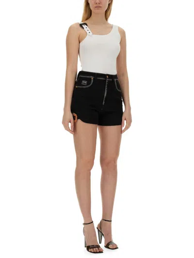 Shop Versace Jeans Couture Tank Top With Buckle In White
