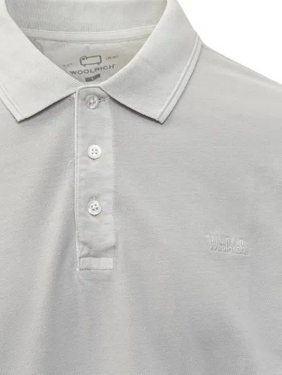 Shop Woolrich Mackinack Polo In Grey