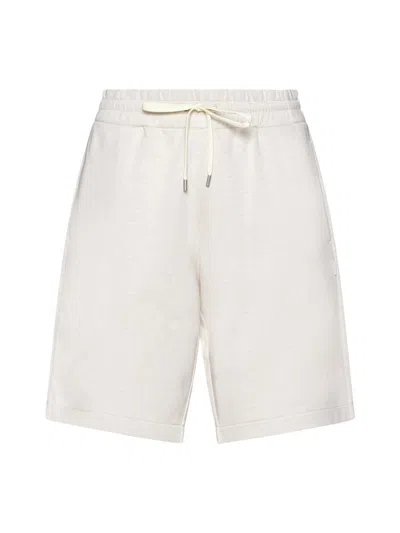Shop Lardini Shorts In Safari/rosa