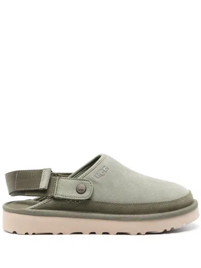 Shop Ugg M Goldencoast Clog Shoes In Green