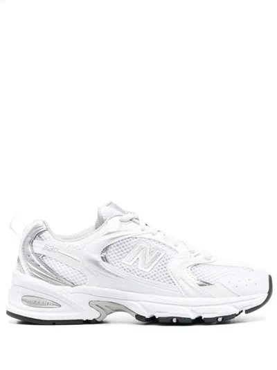 Shop New Balance 530 Shoes In White/silver
