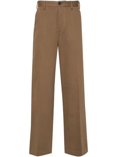 Shop Our Legacy Sailor Trouser Clothing In Olive Broken Sateen