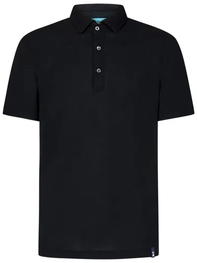Shop Drumohr Polo Shirt In Nero
