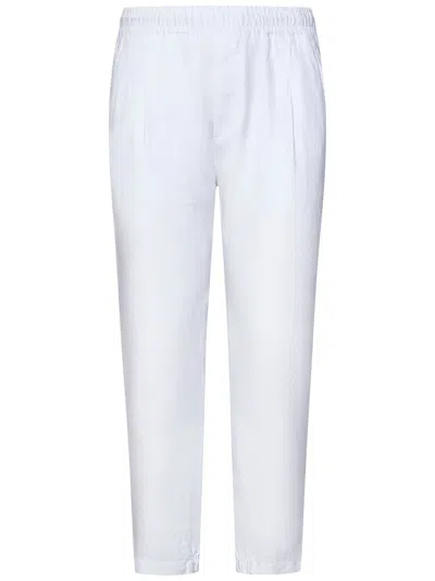 Shop Golden Craft Trousers In Bianco