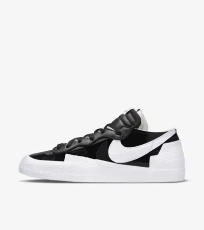 Shop Nike Blazer Low Dm6443-001 Men's Black White Leather Low Top Sneaker Shoes Pro39