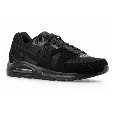 Shop Nike Air Max Command 629993-020 Men's Triple Black Low Top Training Shoes Clk640