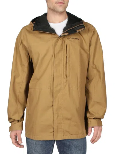 Shop Columbia Sportswear Loma Vista Interchange Mens Twill Warm Soft Shell Jacket In Beige