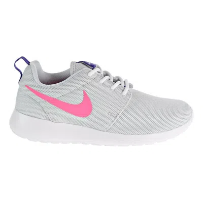 Shop Nike Roshe One 844994-007 Women Platinum/laser Pink Running Sneaker Shoes Fnk233 In White