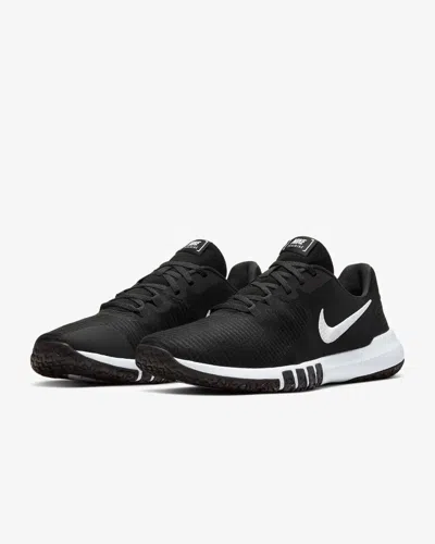 Shop Nike Flex Control 4 Cd0197-002 Men's Black/white Athletic Training Shoes Ndd998