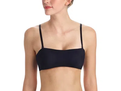 Commando Classic Bandeau Bralette In Black In Black
