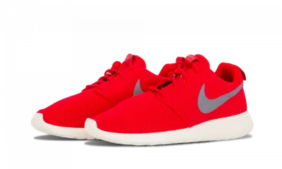 Shop Nike Roshe Run 511881-601 Men's Red/white/gray Athletic Running Shoes Wh144