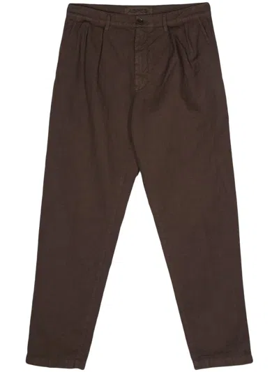 Shop Aspesi Pantalone Roman Clothing In Brown