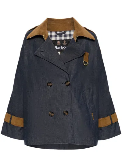 Shop Barbour Easington Showerproof Clothing In In71 Indigo/summer Nany Northumberl