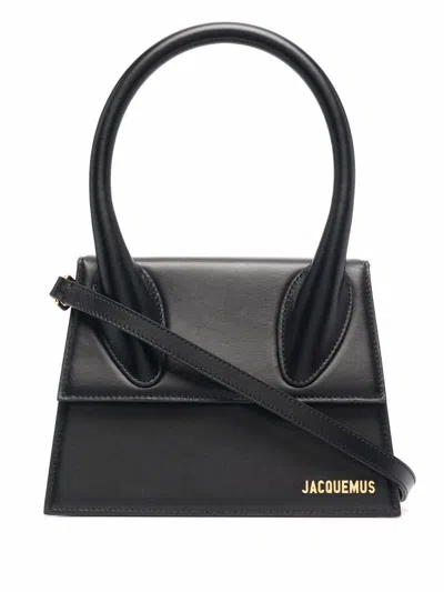 Shop Jacquemus Le Grand Chiquito Handbag In Black