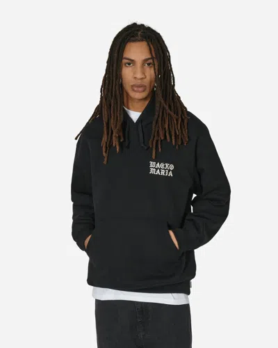 Shop Wacko Maria Heavy Weight Hooded Sweatshirt (type-1) In Black