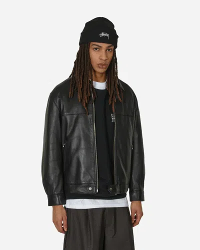Shop Wacko Maria Single Riders Leather Jacket (type-2) In Black