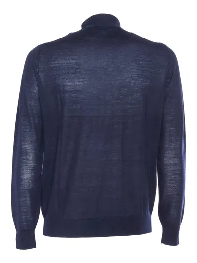 Ballantyne Cardigan In Blue