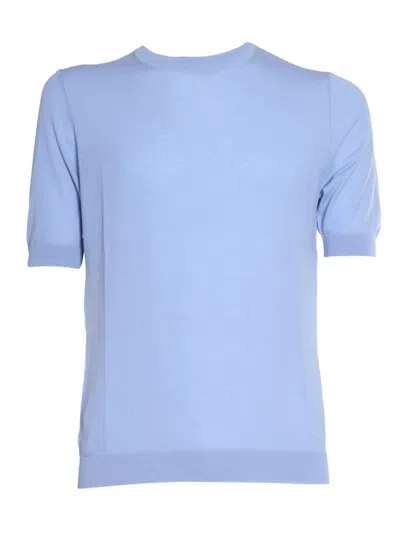 Shop Ballantyne T-shirt M/c In Blue