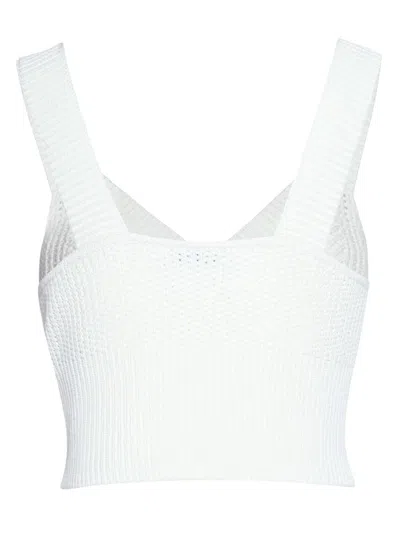 Ballantyne Withe Perforated Top In White