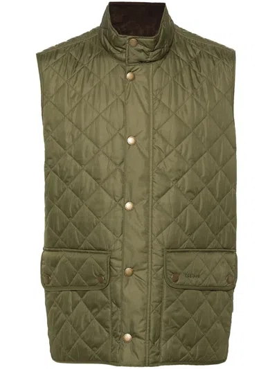Shop Barbour New Lowerdale Gilet Clothing In Gn72 Dk Moss